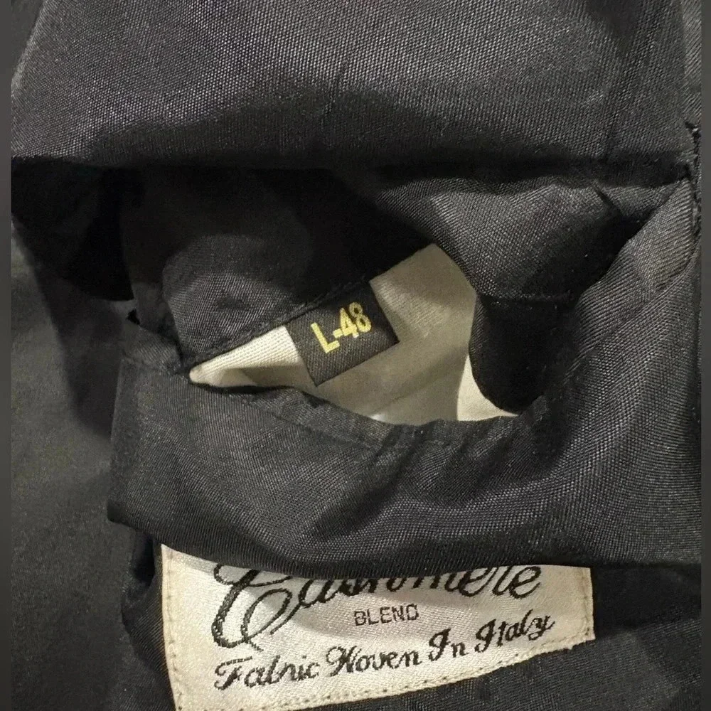 Chaps Ralph Lauren Mens Cashmere Chaps Ralph Lauren Overcoat Jacket L-48 - Picture 11 of 11